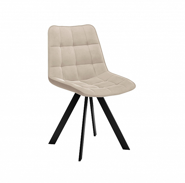 Стул DikLine 229 поворотный, B03 BEIGE, ножки черные