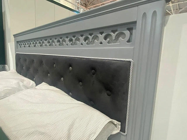 Кровать Грация (антрацит) 140х200