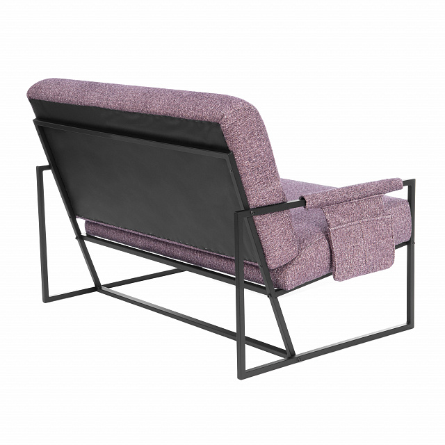 Диван Charli LUX/Чарли Люкс  велюр/букле, VT shape wood rose