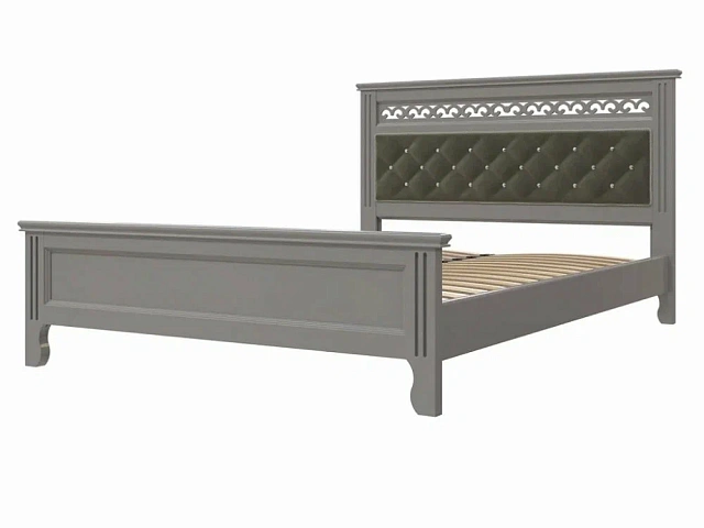 Кровать Грация (антрацит) 140х200
